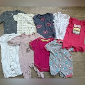 Baby Girl 0–3M Clothing Bundle | Carter’s • Levi’s • OshKosh • Child of Mine